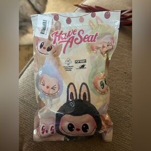 Have A Seat LABUBU singing head keycharm  - blind, unopened bag, no box